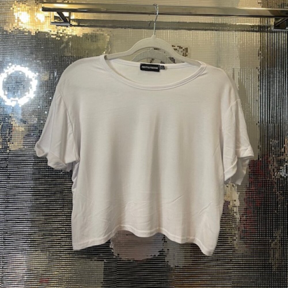 White Crop Top